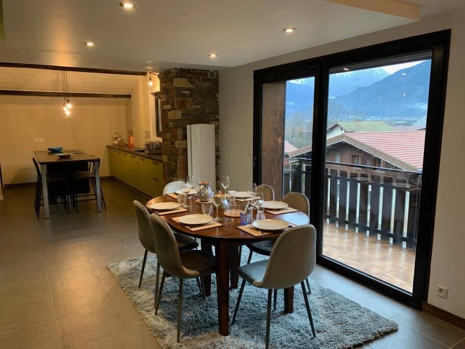 Duplex 3 Chambres Vue Mont-Blanc Domancy Extérieur photo