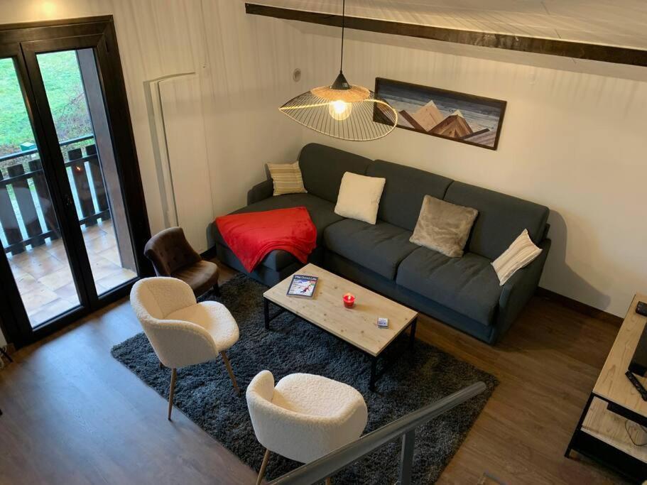 Duplex 3 Chambres Vue Mont-Blanc Domancy Extérieur photo