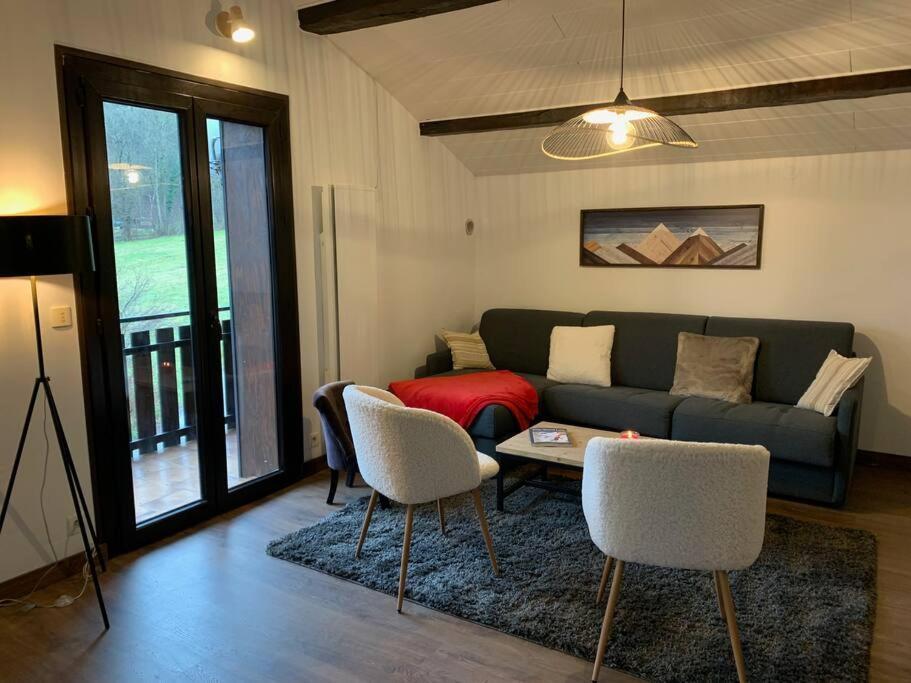 Duplex 3 Chambres Vue Mont-Blanc Domancy Extérieur photo