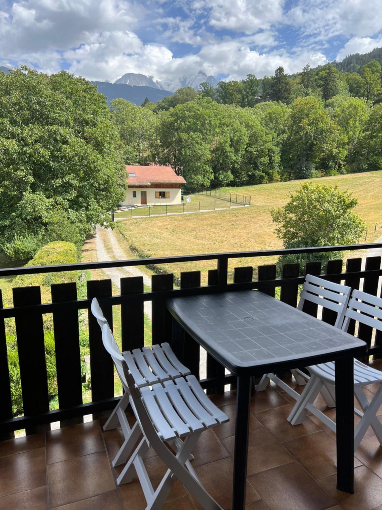 Duplex 3 Chambres Vue Mont-Blanc Domancy Extérieur photo